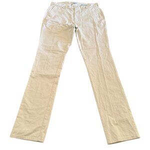Peter Millar Pima Cotton Slacks Beige Men's Pocket Pants, Size 36